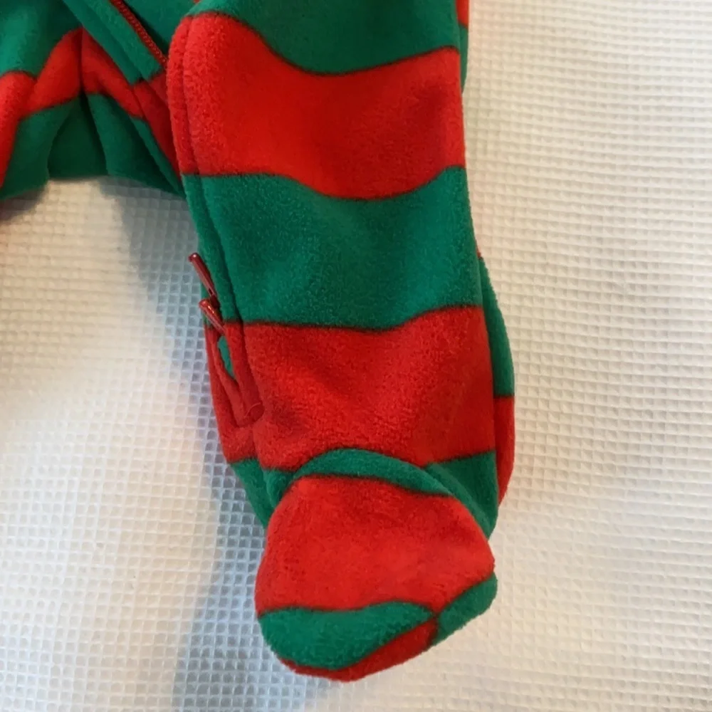 Carter’s reindeer striped bodysuit newborn